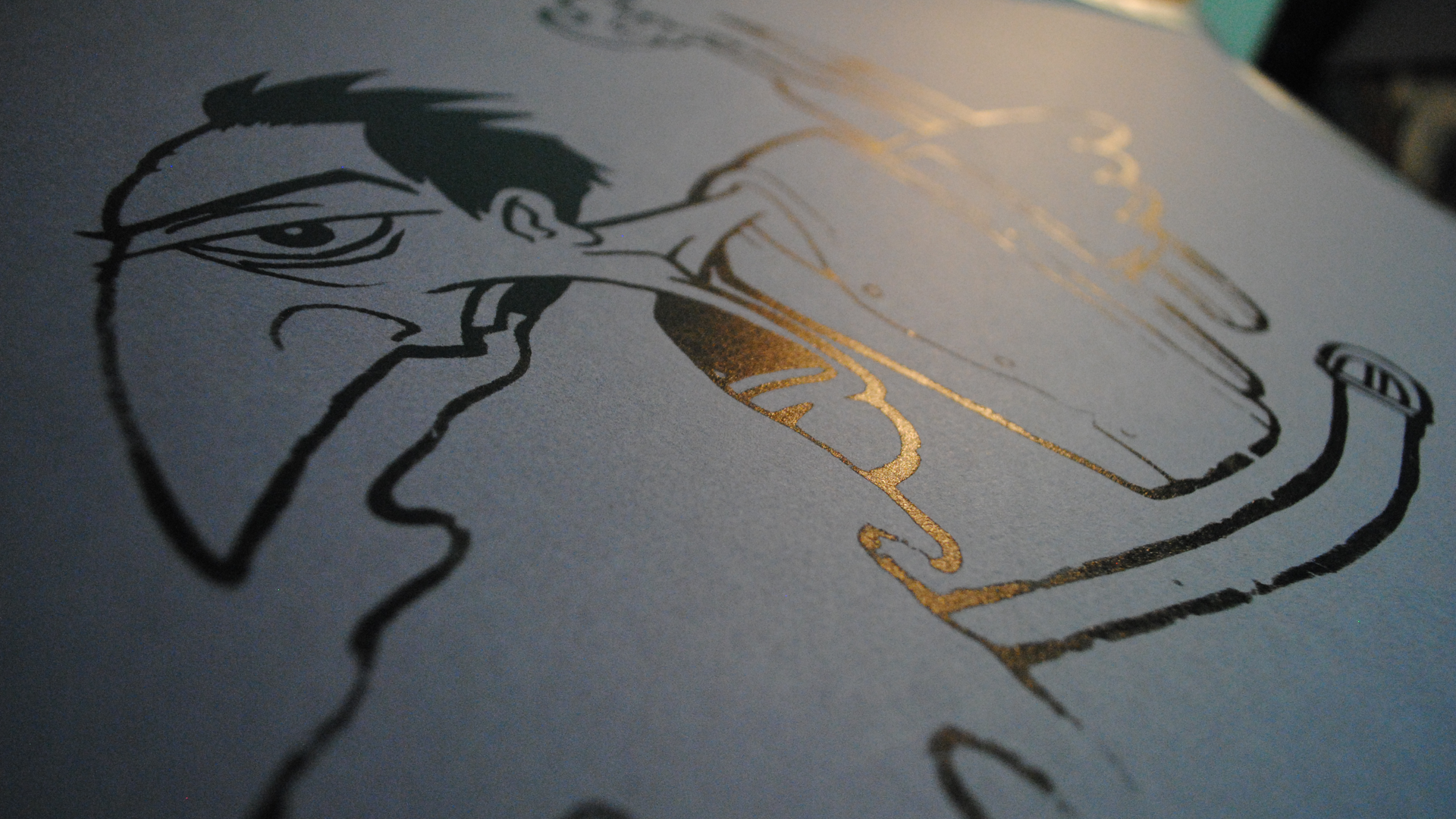 Psychic vomit – Illustration & screen printing